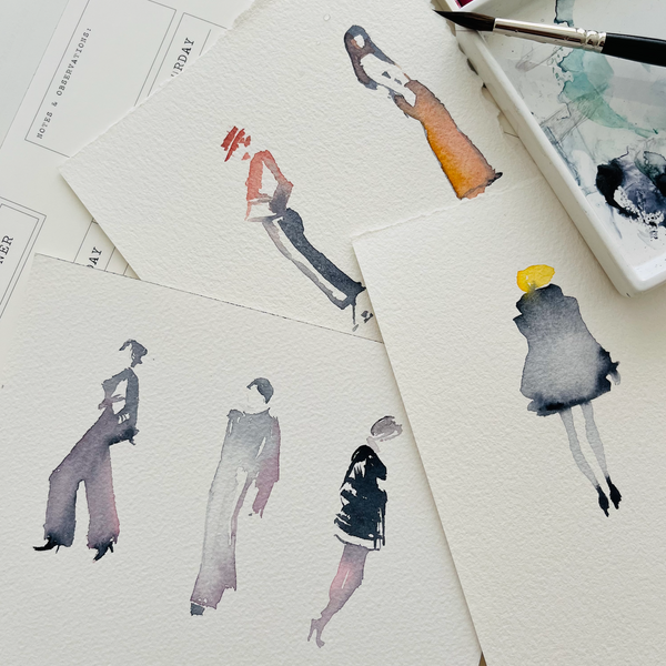 AKVARELL WORKSHOP Divatrajzok akvarellel (Kezdő) SZEPTEMBER 6.