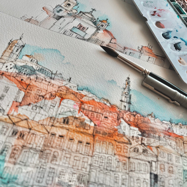 AKVARELL WORKSHOP Urban Sketch PORTUGÁLIA (Kezdő szint!) ÁPRILIS 26.